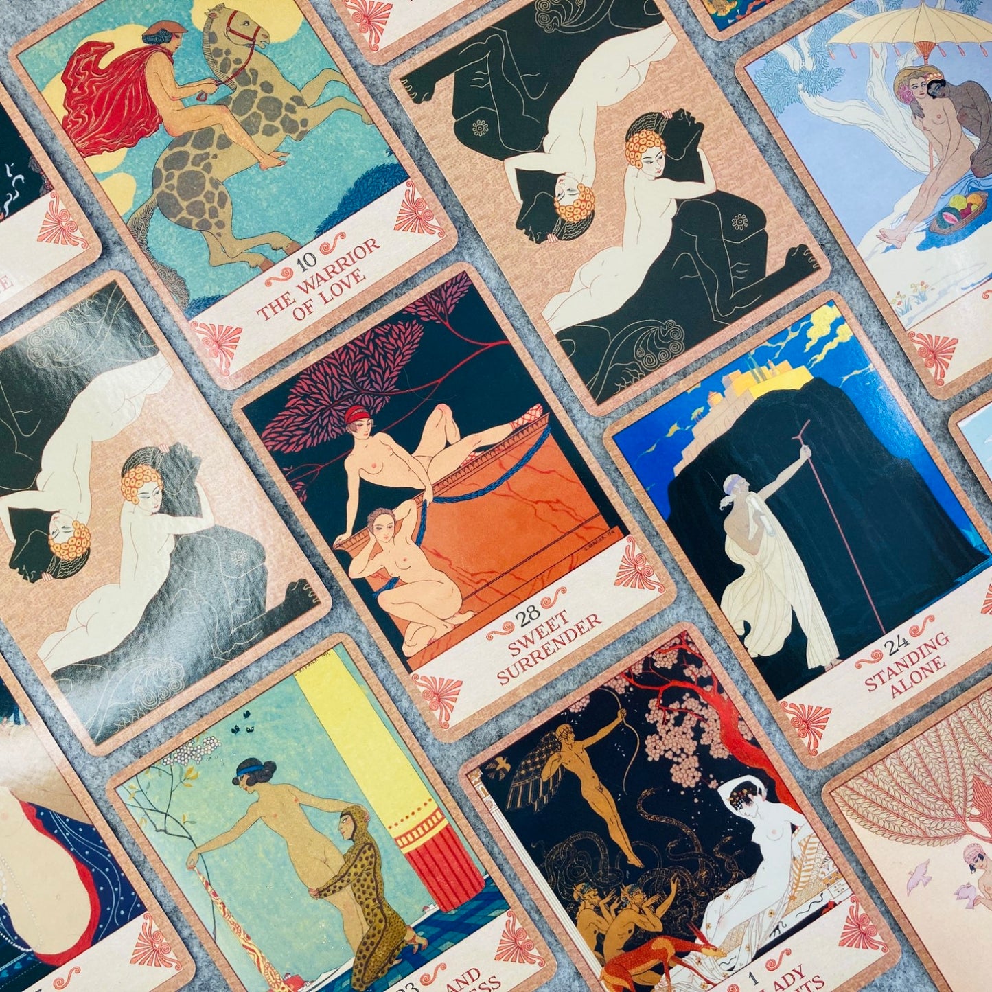 Amor et Psyche - Orakeljske karte (Rachel Paul, Georges Barbier)