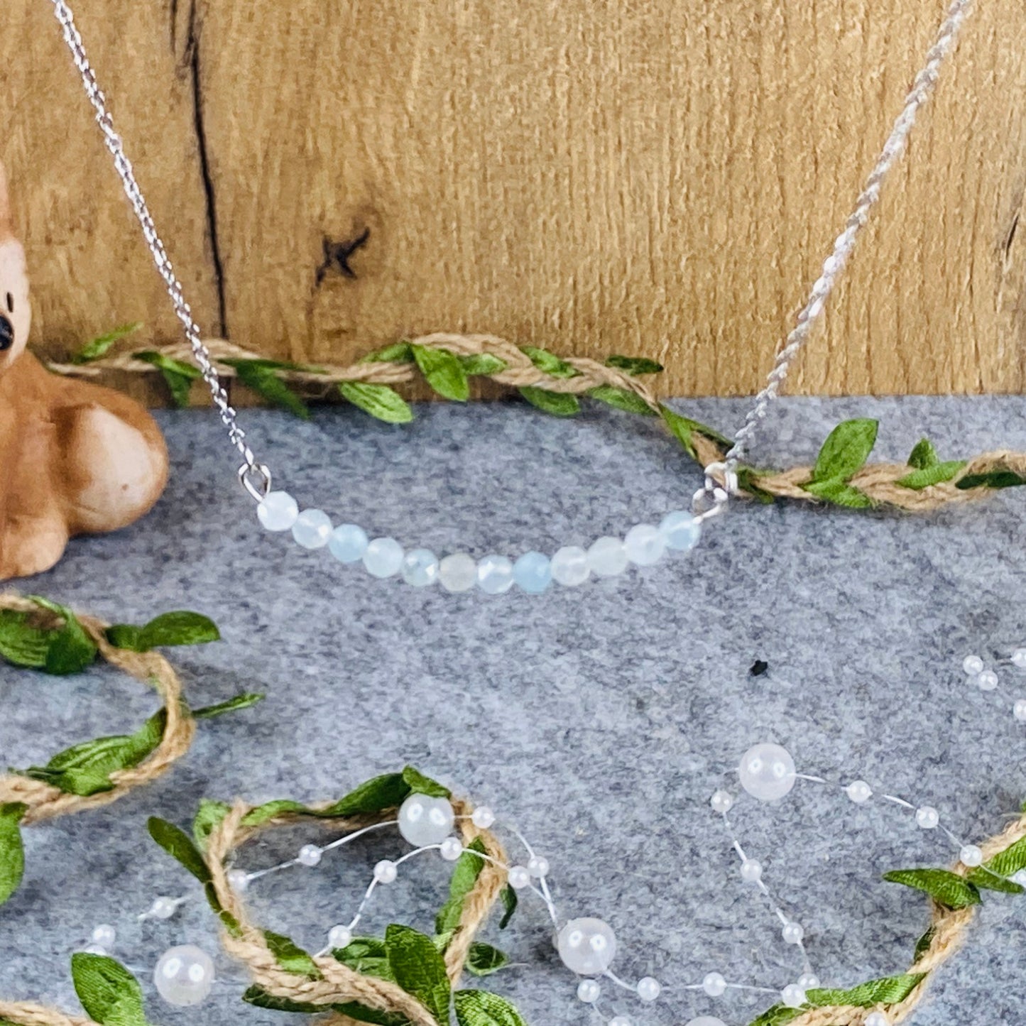 Akvamarin - verižica