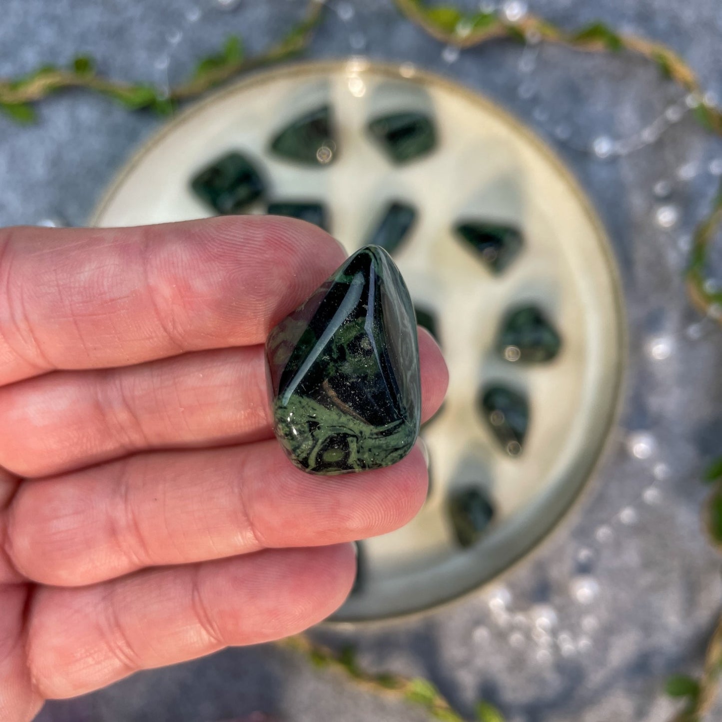 Kambaba jaspis - tumbled