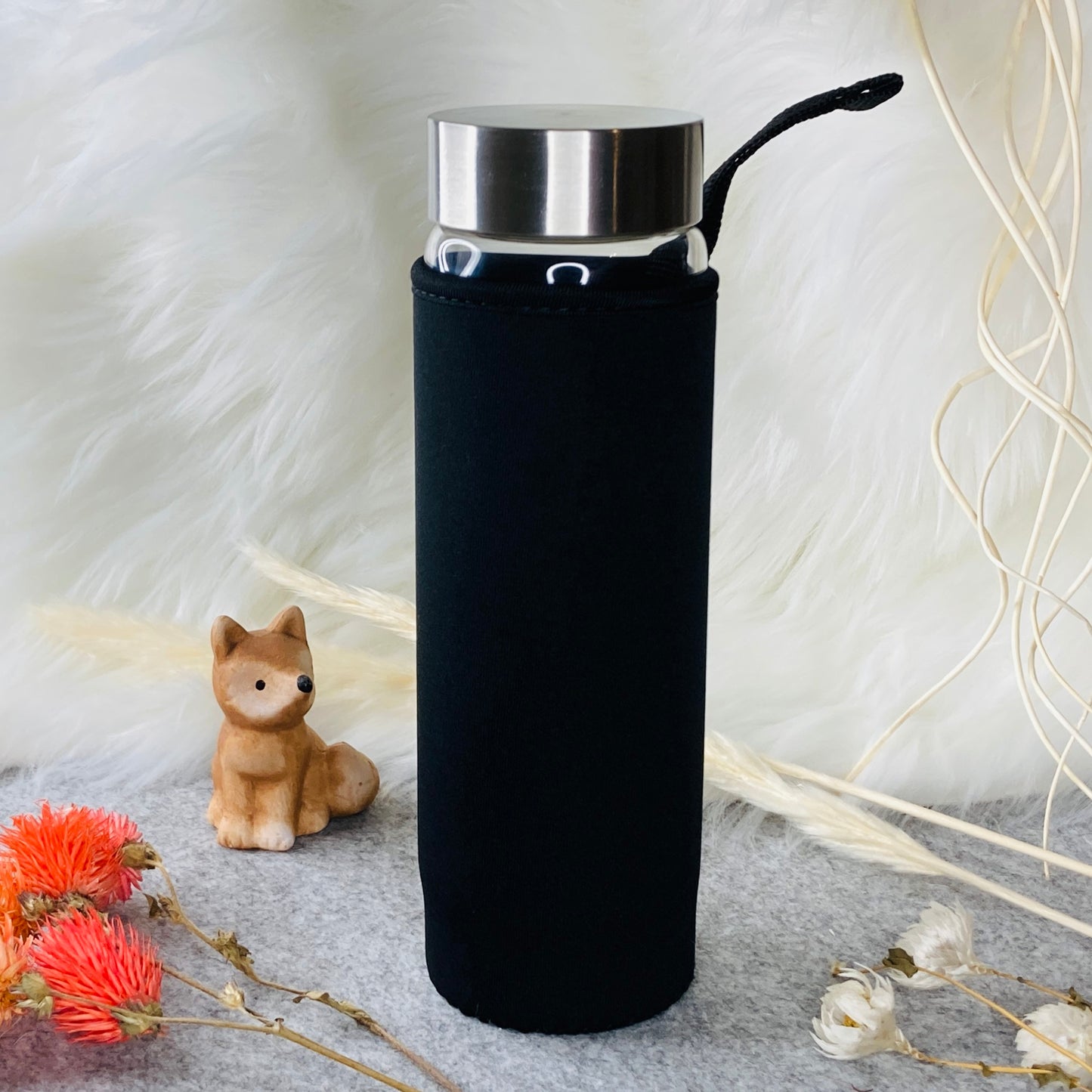 Steklenica za vodo s kristali - Roževec