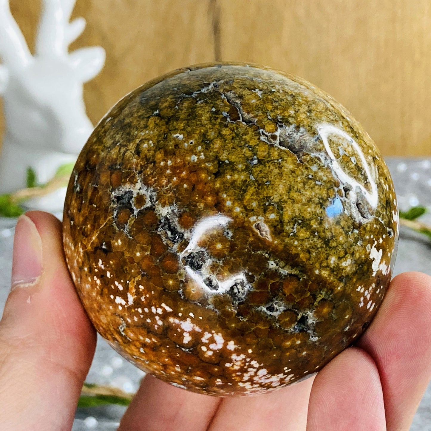 Ocean jaspis - krogla #01