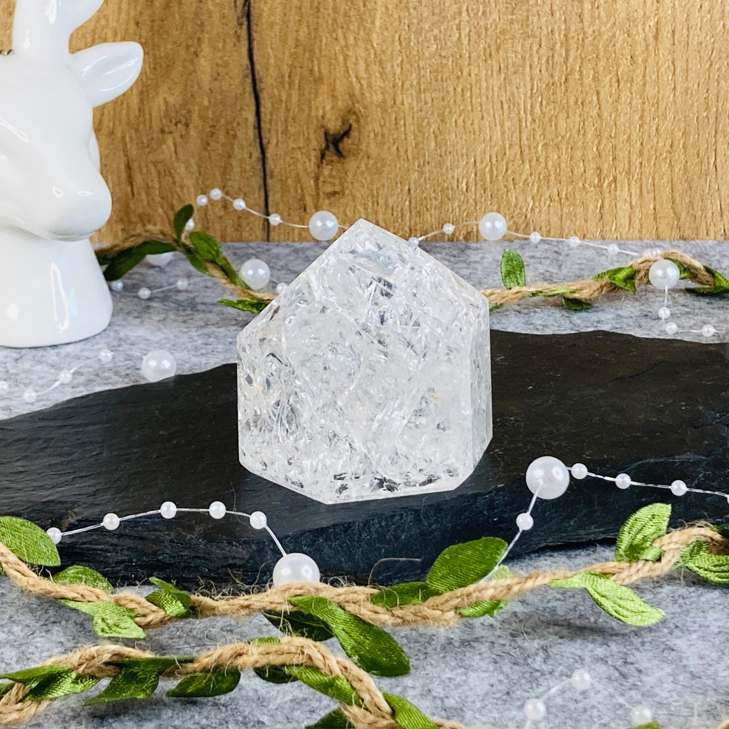 Crackle Quartz (kremen) - špica
