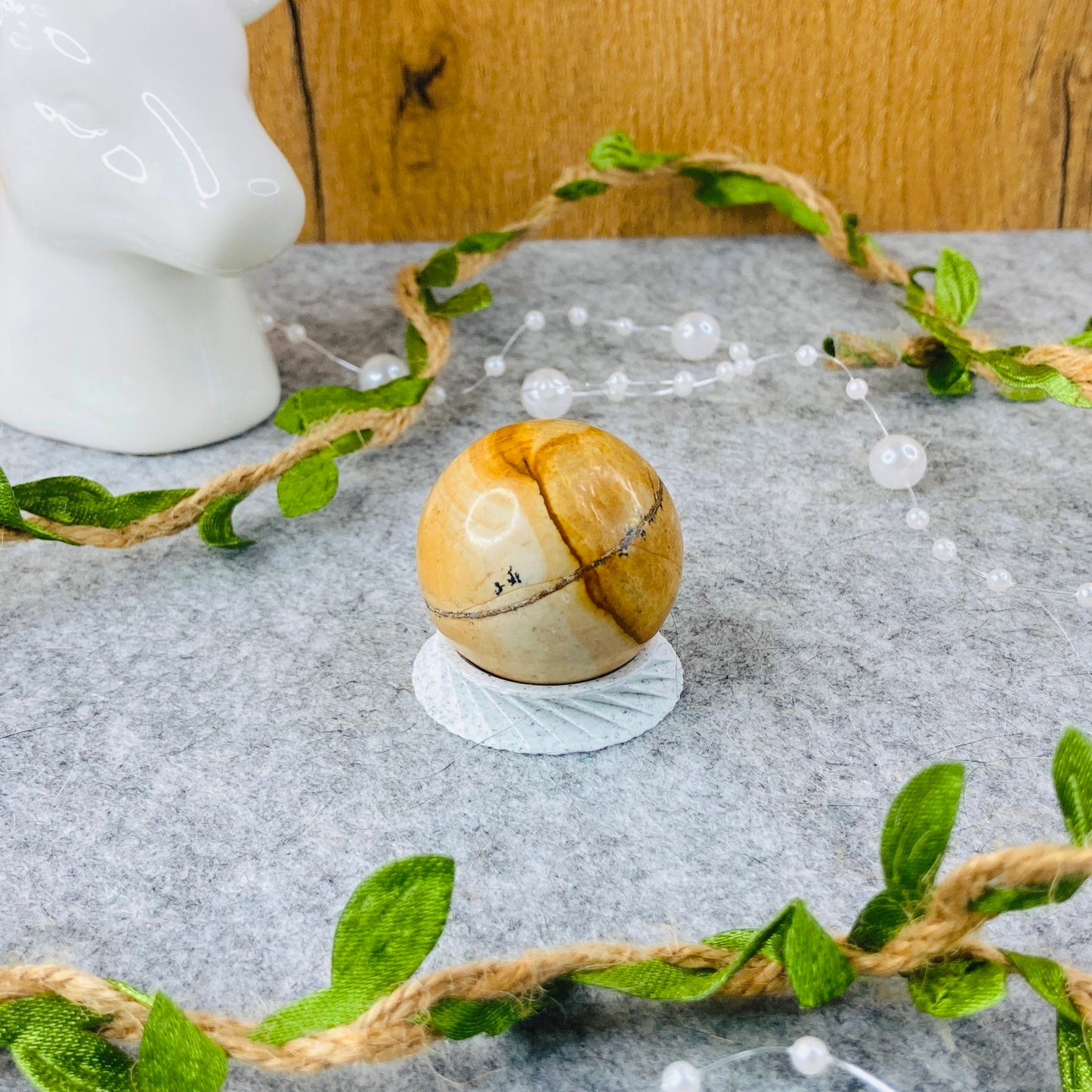 Pokrajinski jaspis - kroglica