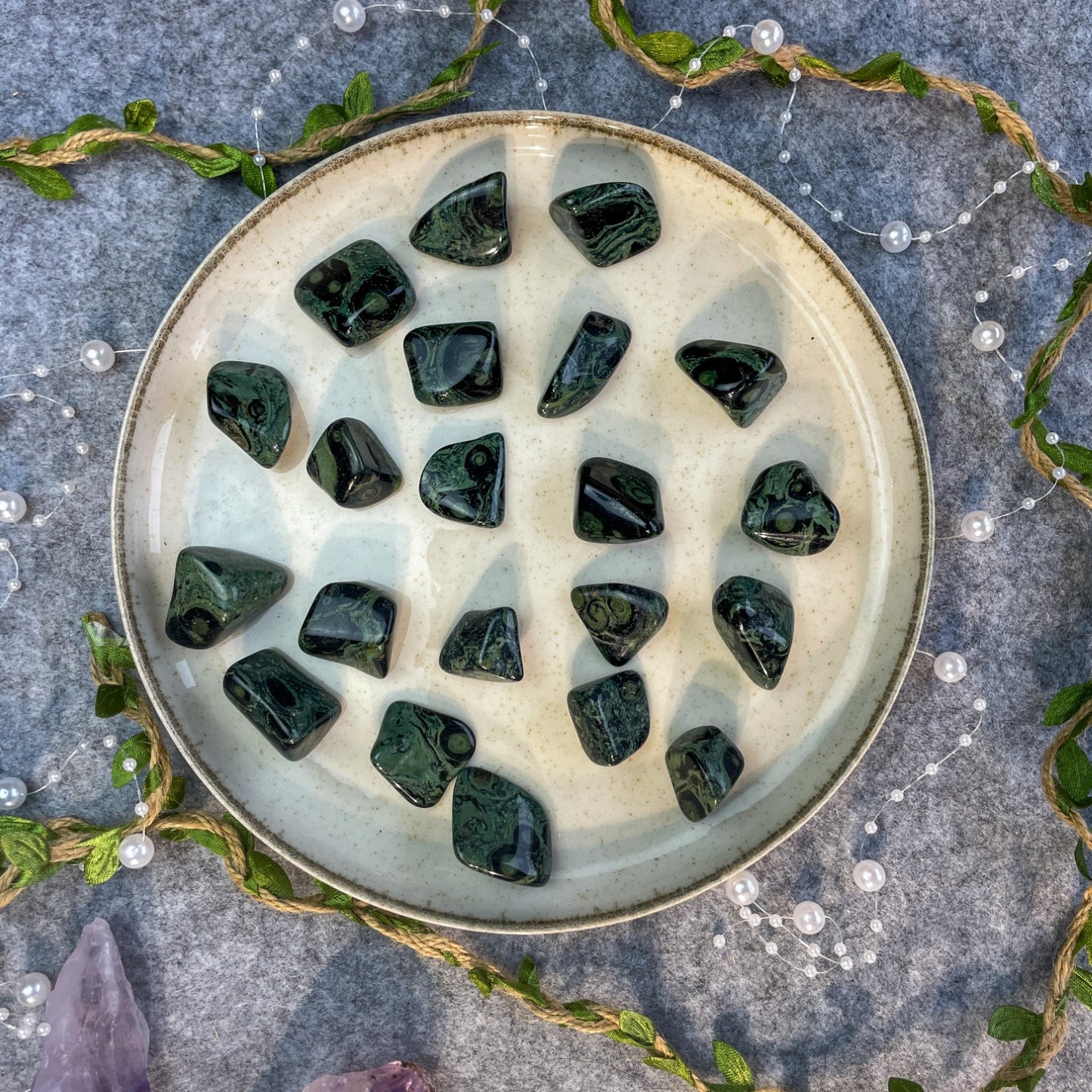 Kambaba jaspis - tumbled