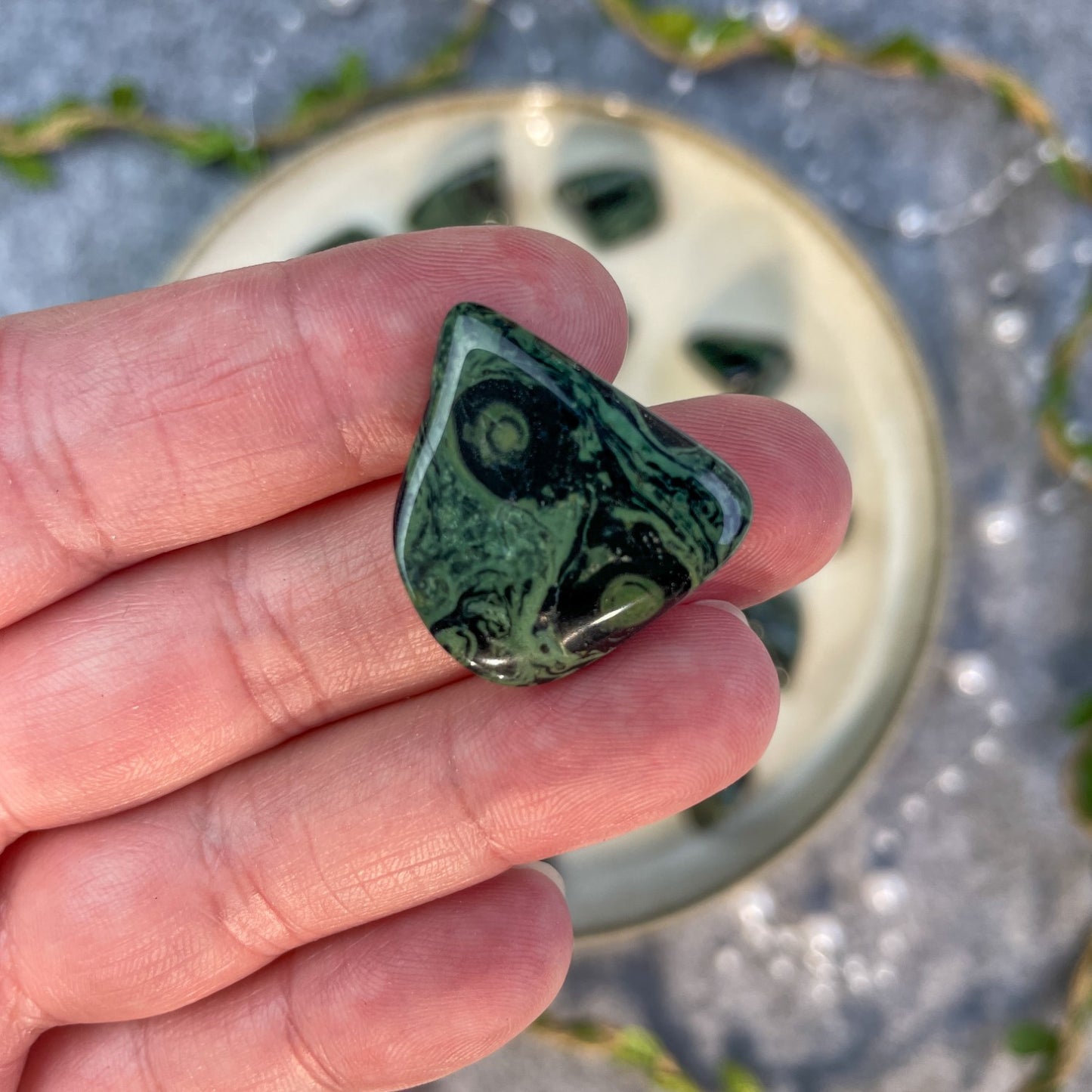 Kambaba jaspis - tumbled