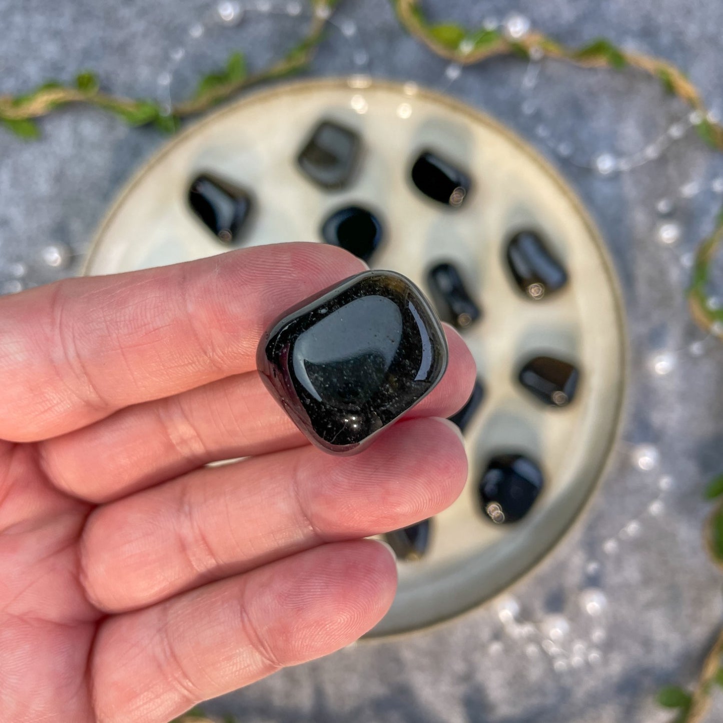 Zlati obsidian - tumbled