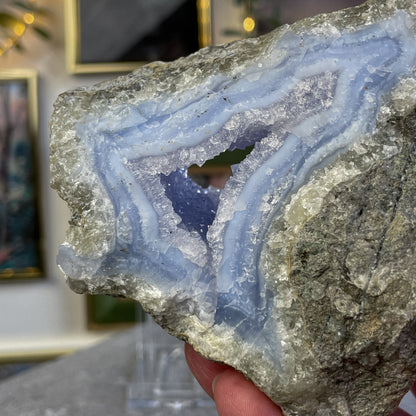 Modri kalcedon Malavi #06