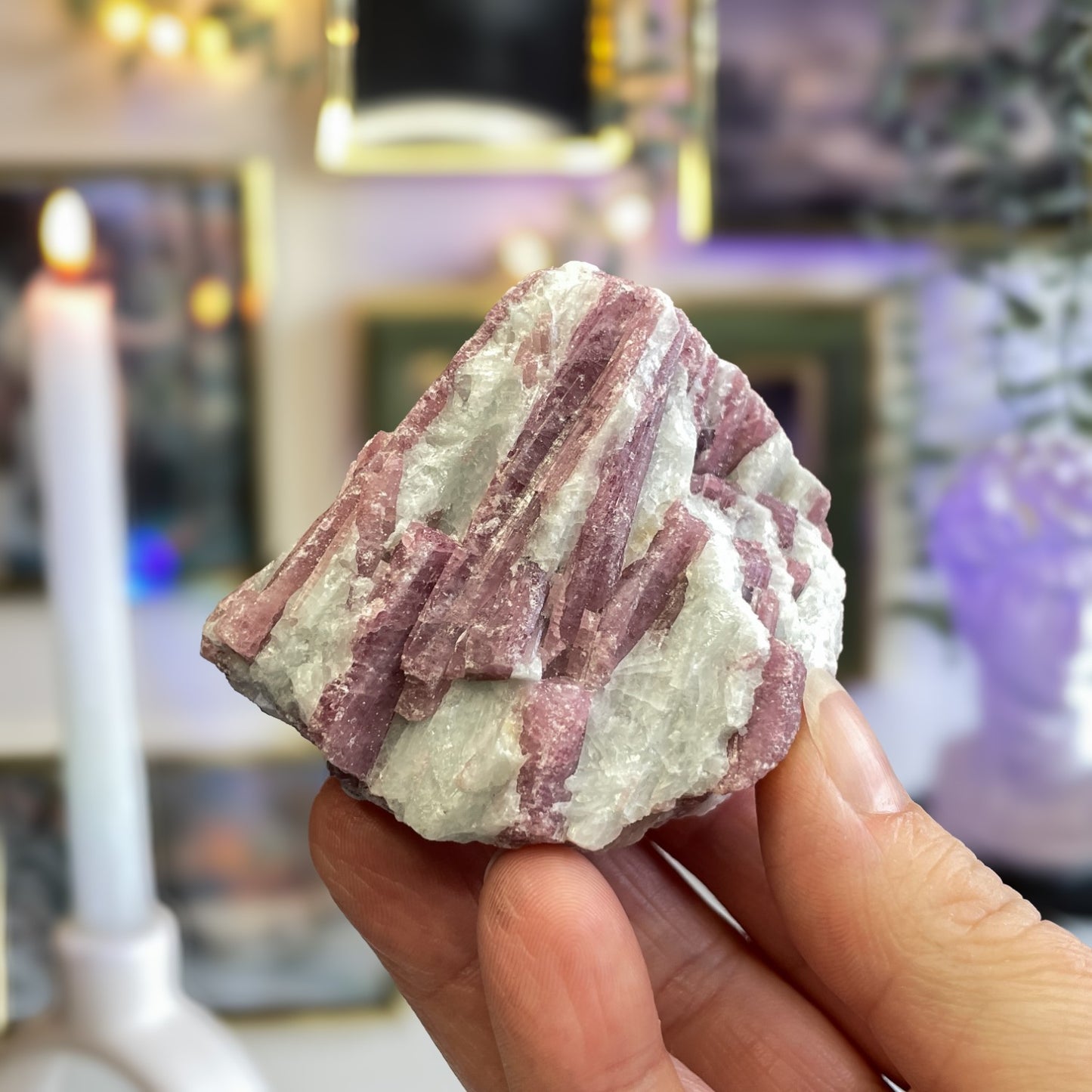 Rubelit - roza turmalin